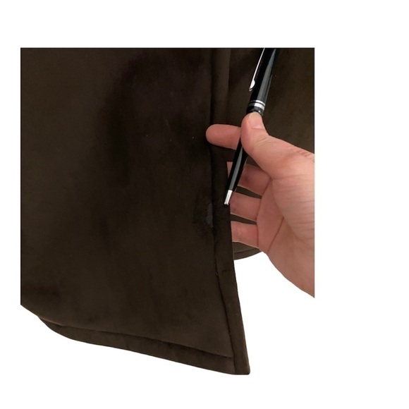 Vintage Donny Brook Suede Feel w/ Faux Fur Trim & Lining Woman’s Winter Coat 1X - Picture 11 of 11